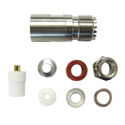 Разъем прижимной SO239 UHF-female 5D-FB