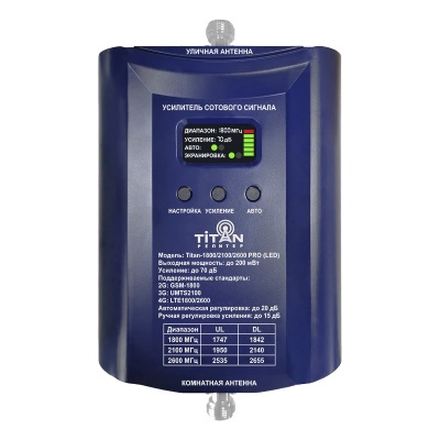 Репитер Titan-1800/2100/2600 PRO (LED) Репитер Titan-1800/2100/2600 PRO (LED)